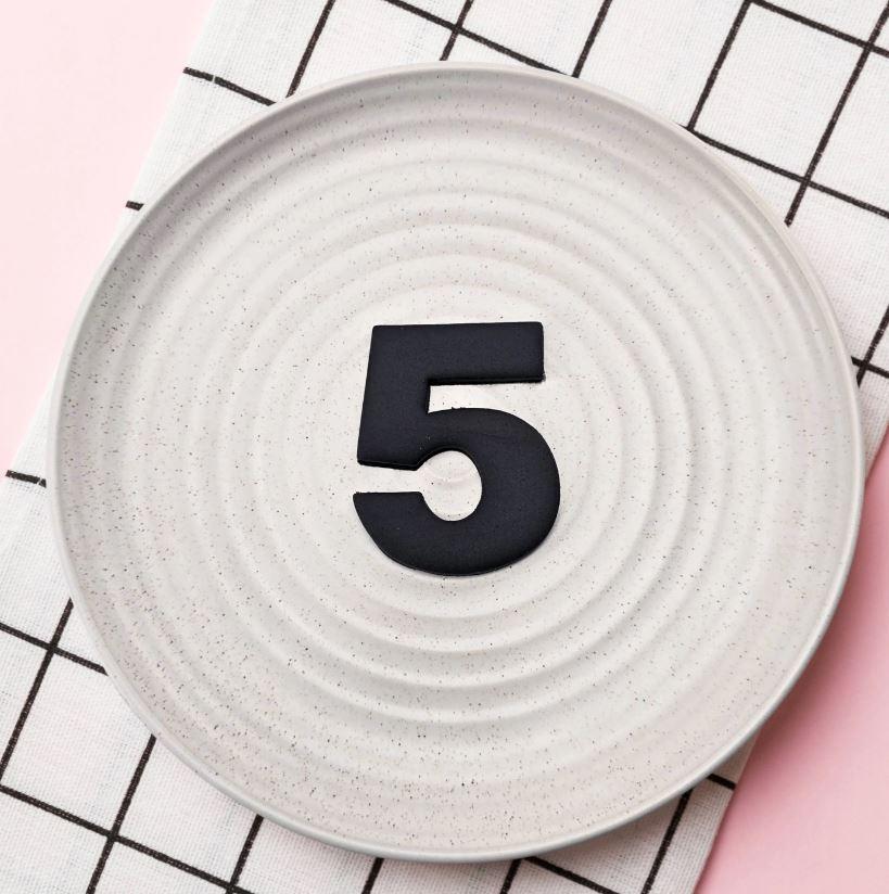 Number Wide Version Cookie/Biscuit Cutter Full Set 70m