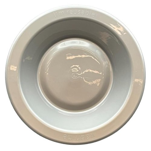 Bowls 18cm Silver Resuable Plastic Pk/20