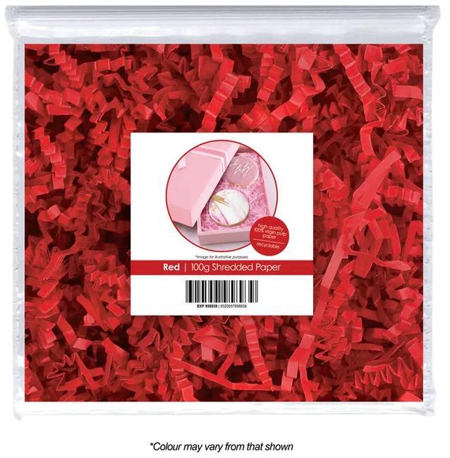 Shredded Red Paper 100G