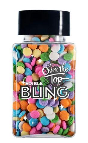 Confetti Bling Pastel Sequins 55g Over The Top Cake Decorating