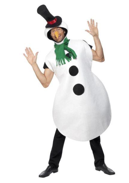 Costume Adult Snowman Christmas One Size Fits Most Pullover Tabard