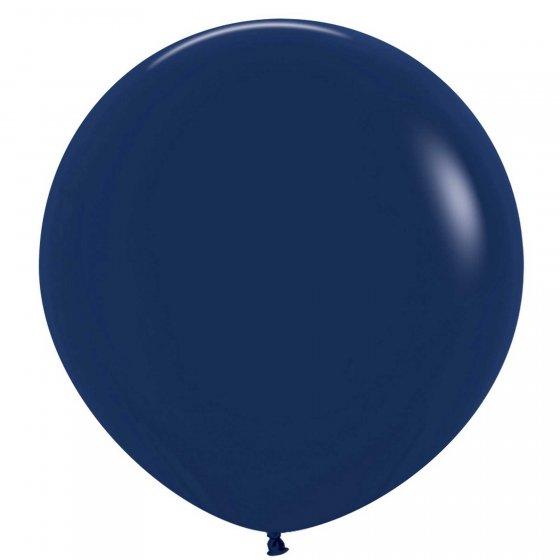 Balloons 60cm Fashion Navy Blue Sempertex Pk 3