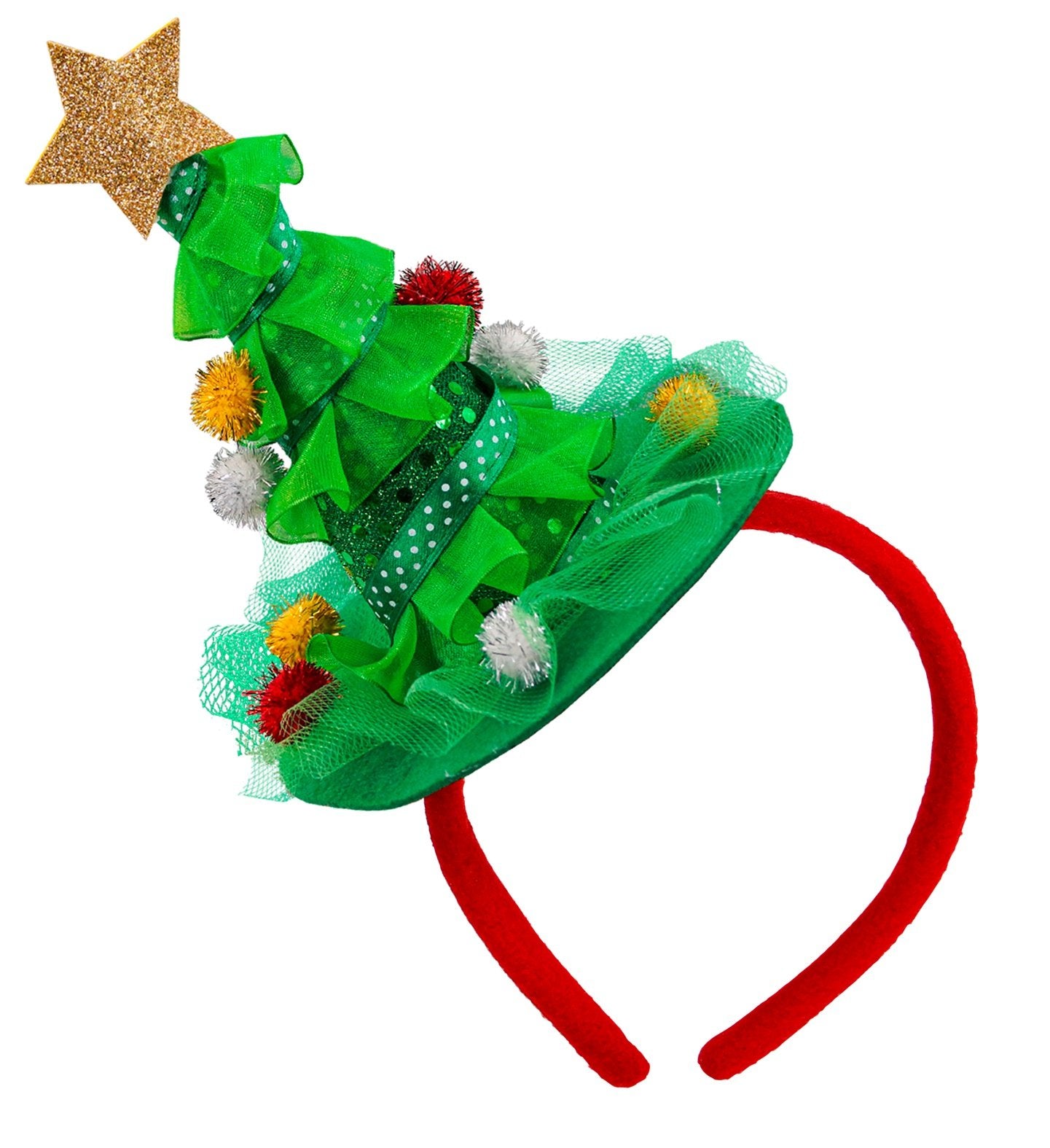 Hat Christmas Tree on a Headband Costume Accessory