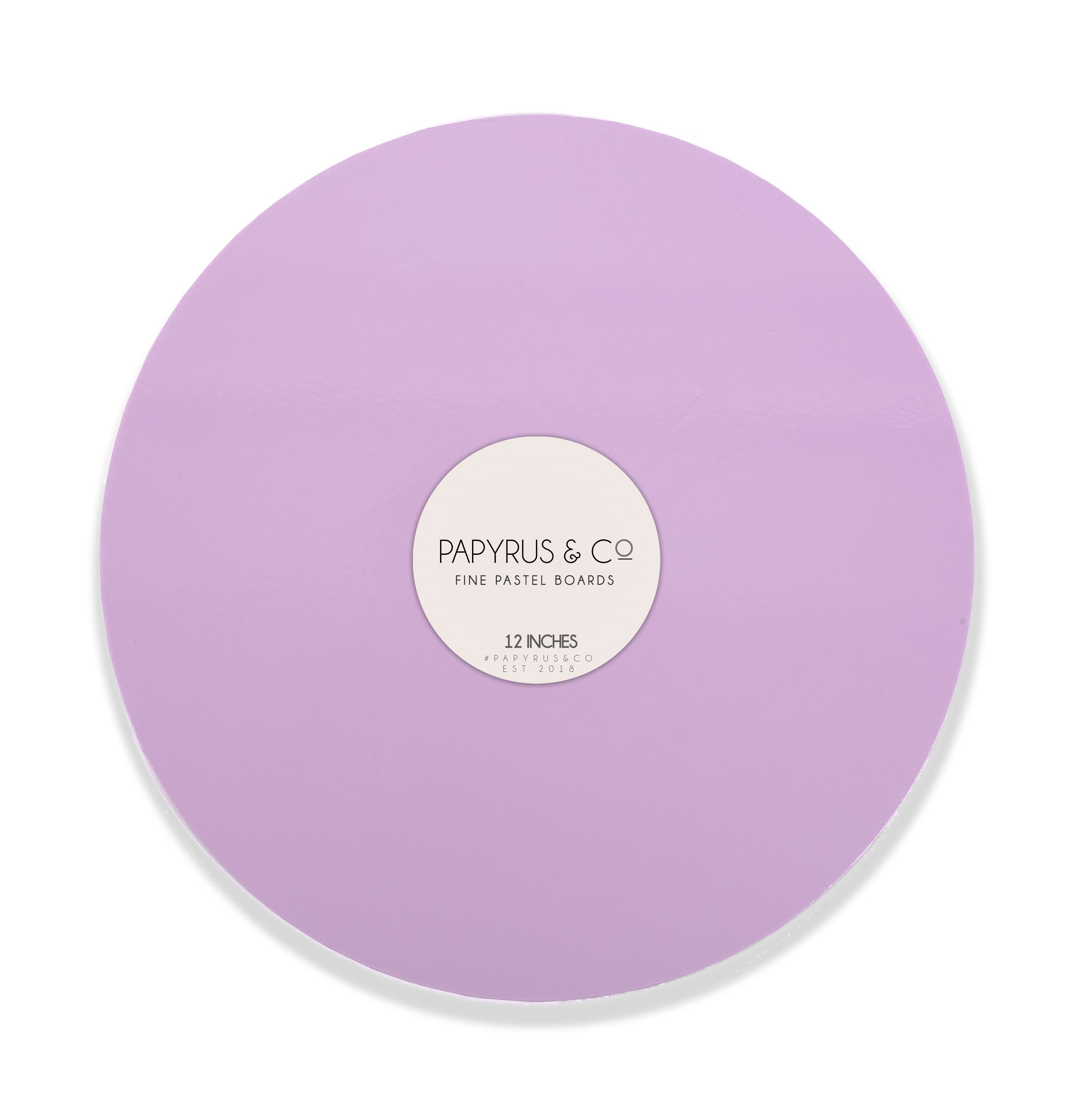Cake Board MDF Round Pastel Lilac 12 Inch