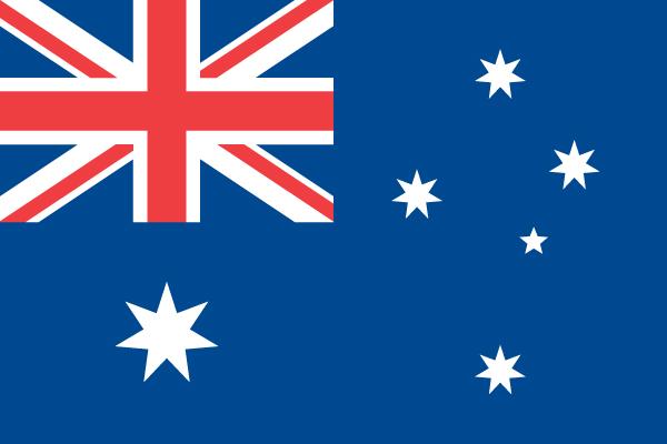 Flag Australia 30x15cm Hand Waver On A Stick