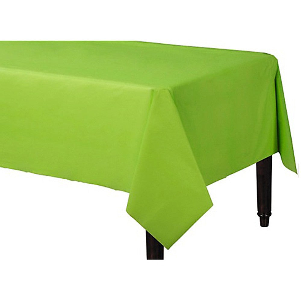 Tablecover Plastic Rectangle Kiwi Green