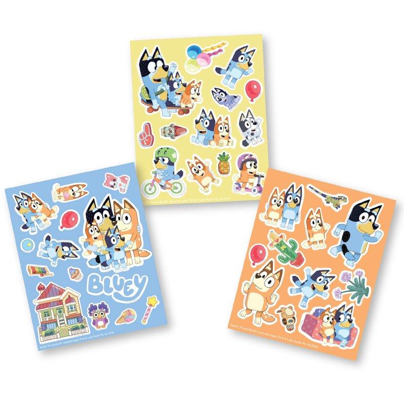 Bluey Stickers 8 Sheets