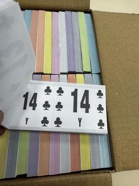 Fundraising Raffle Ticket Book Numbered 1-100 Each