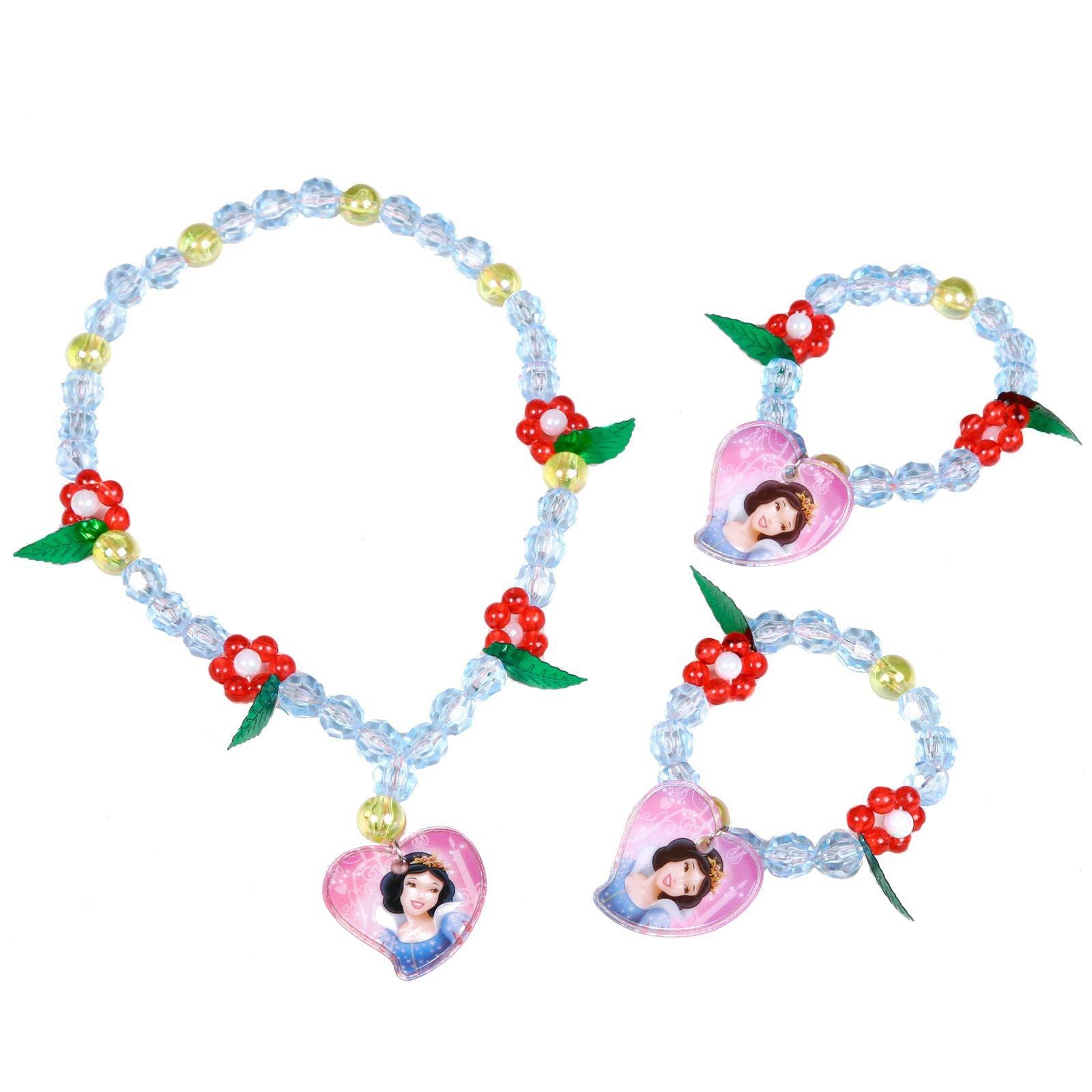 Disney Princess Costume Jewellery Set Bracelet/Necklace Assorted Designs