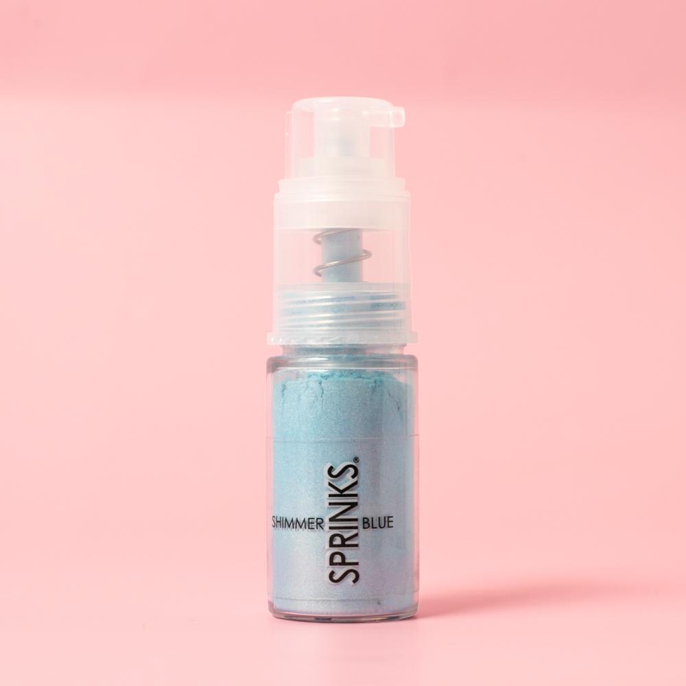 Cake Decorating Pump Shimmer Light Blue Micro Lustre Dust 4g