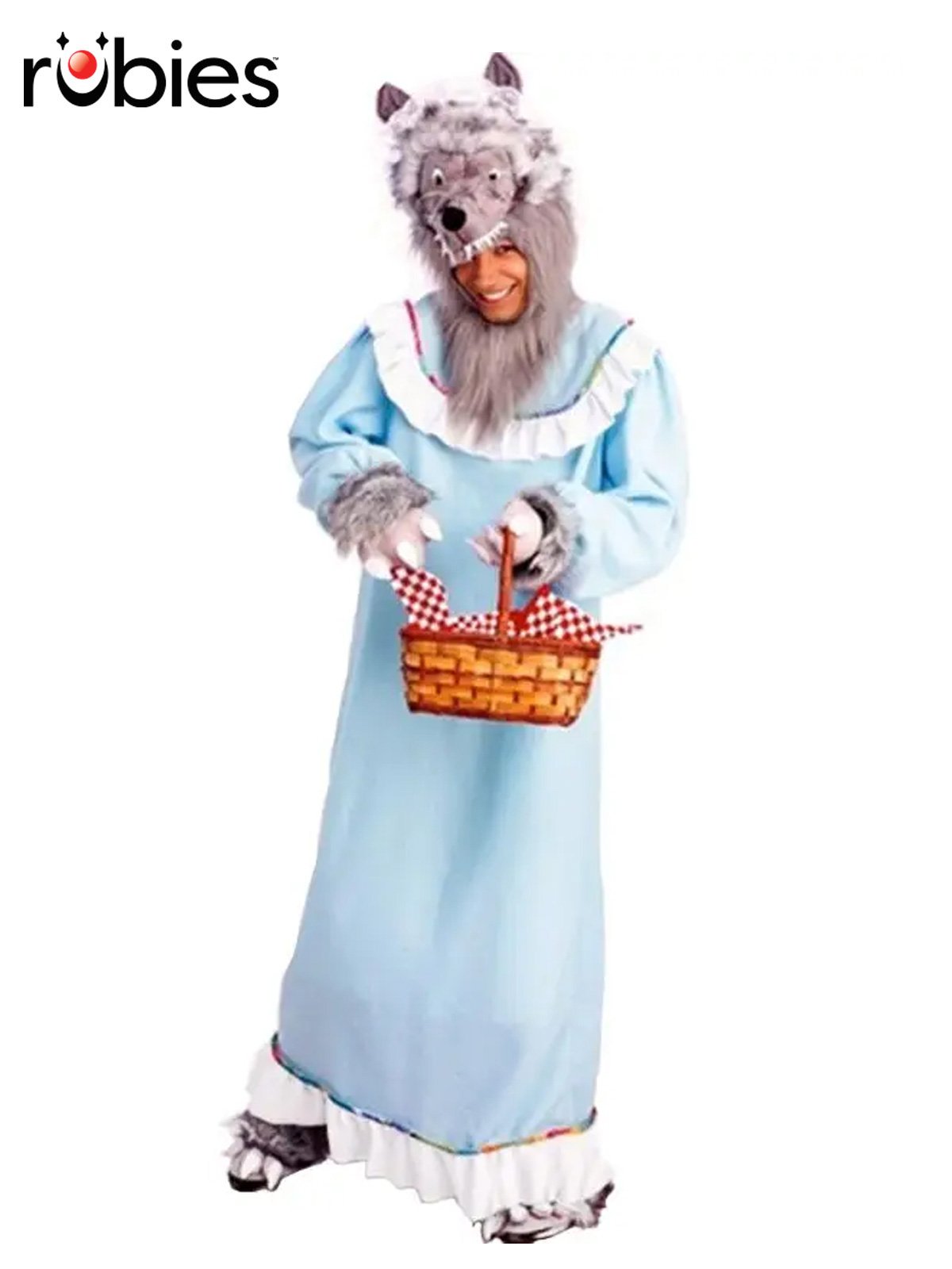 Costume Adult Animal Granny Wolf Fairytale Deluxe Large