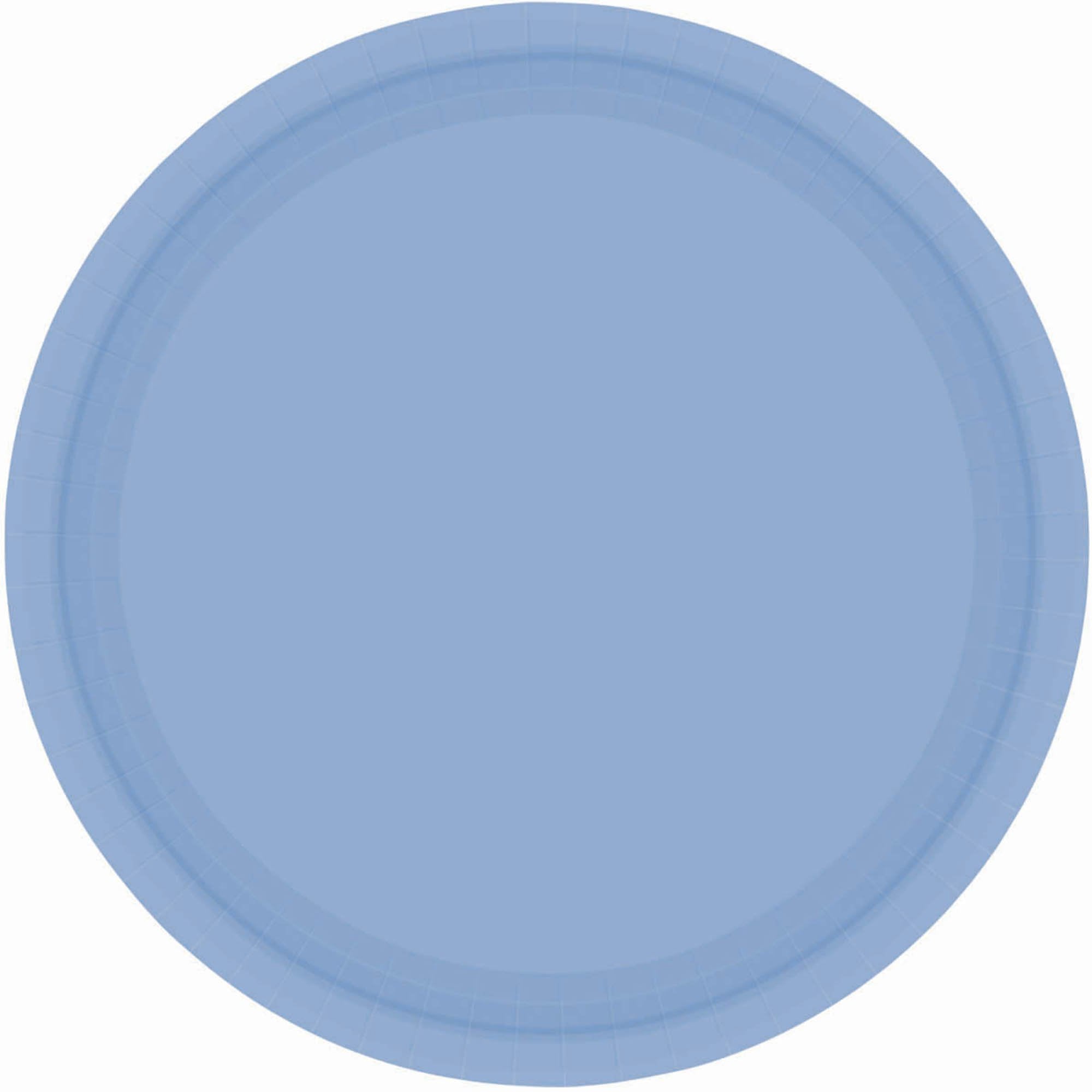 Paper Plates 23cm Pastel Blue Round 20 Pack FSC