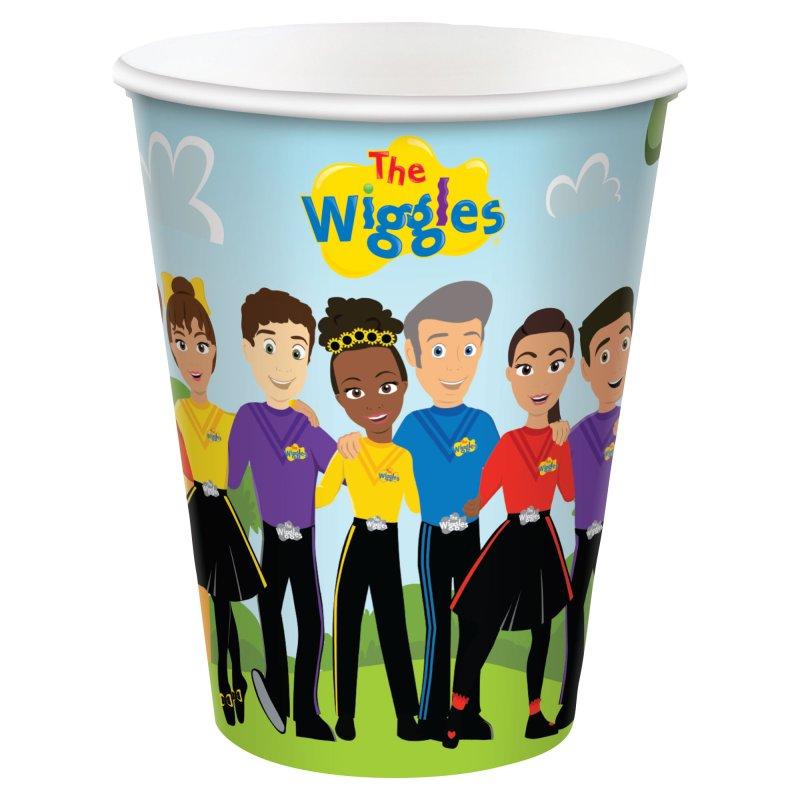 The Wiggles Party Cups 266ml Pk/8 Each
