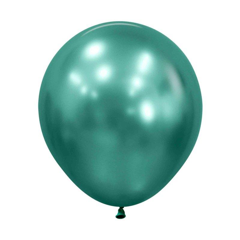 Balloons 60cm Reflex Aurora Green Sempertex Pk 3