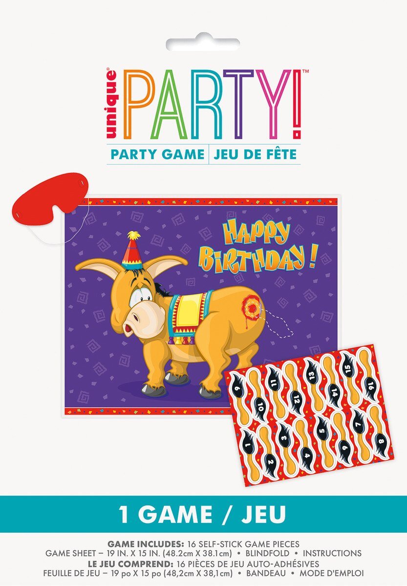 Blindfold Party Game Pin The Tail Donkey Deluxe