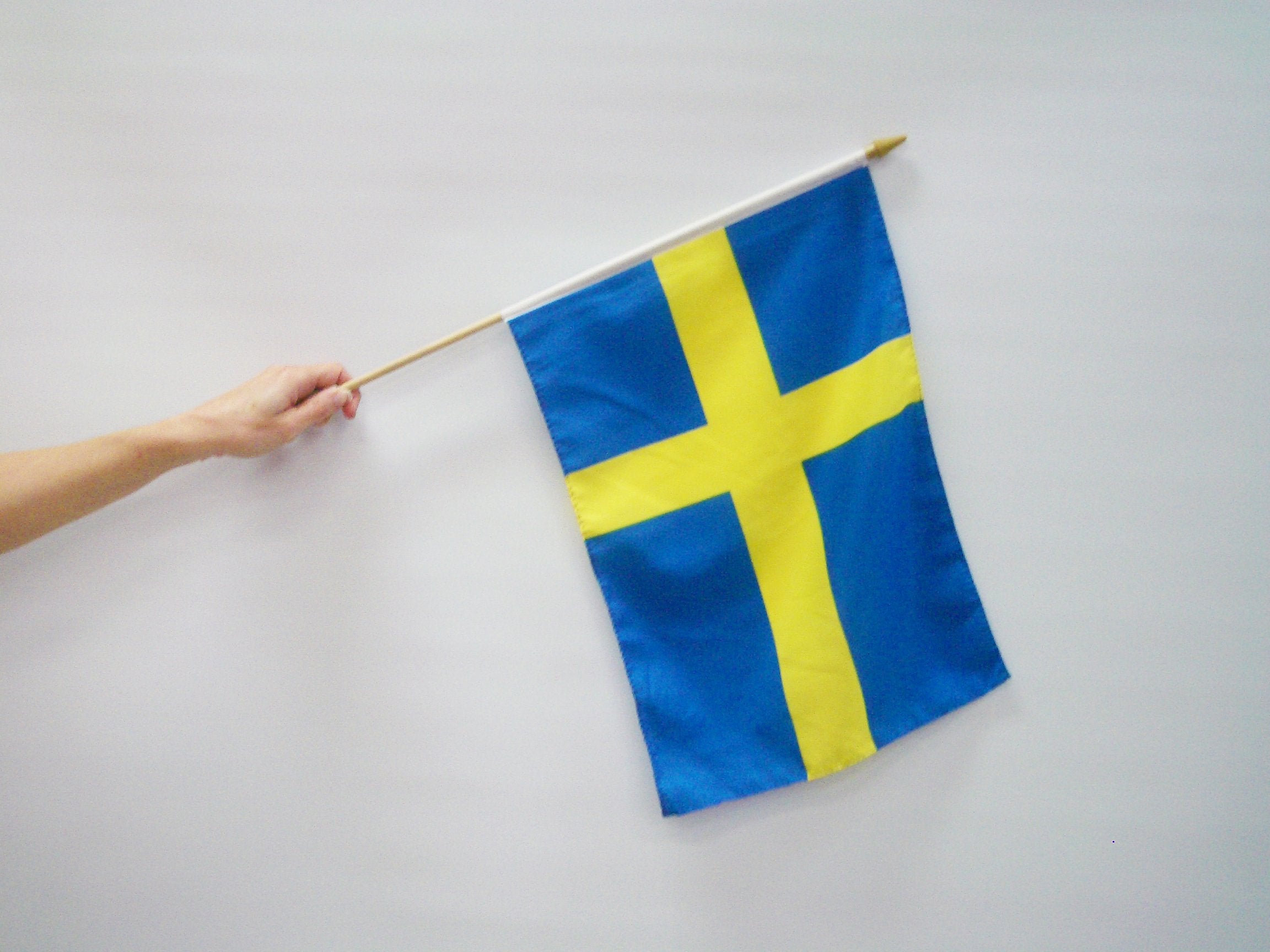 Flag Sweden 30x45cm Hand Waver - Last Chance