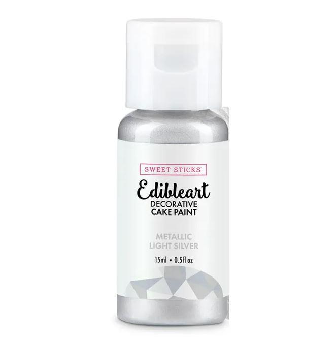 Cake Decorating Edibleart Metallic Paint Light Silver15ml Sweet Sticks