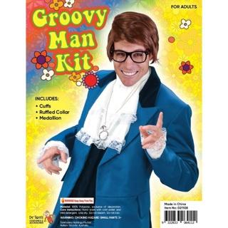 Costume Kit Adult Groovy Man 1960s Costume Accessory