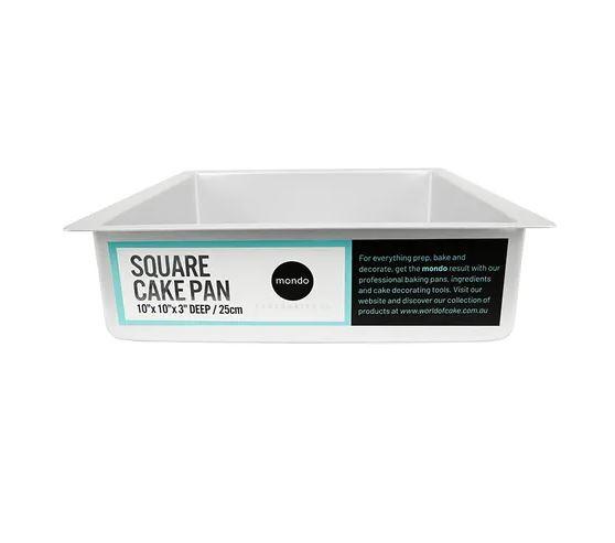 Cake Tin Square Mondo 3 Inch Deep