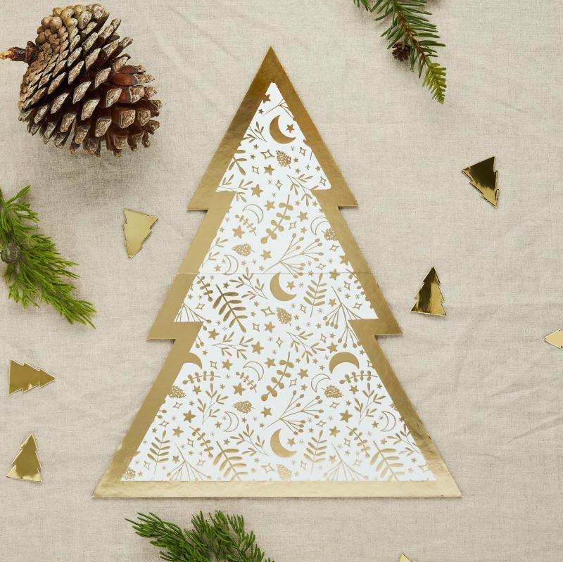 Grazing Board Christmas Tree Festive Folklore Golden