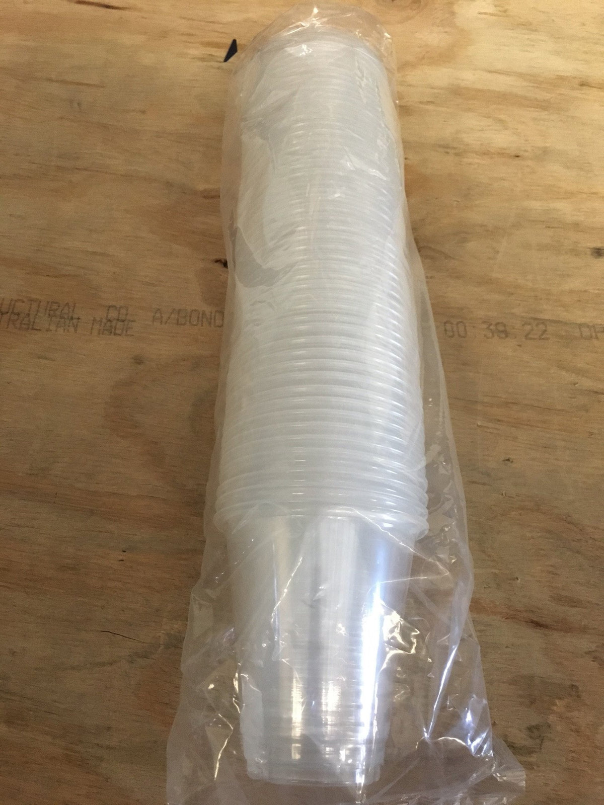Cups Clear 425ml Plastic Pk/50