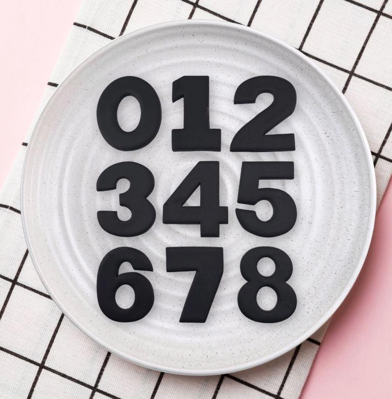 Number Wide Version Cookie/Biscuit Cutter Full Set 70m