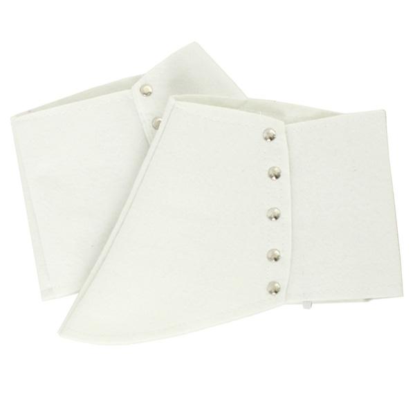 Costume Accessory Shoe Spats 1920s Gangster White A Pair