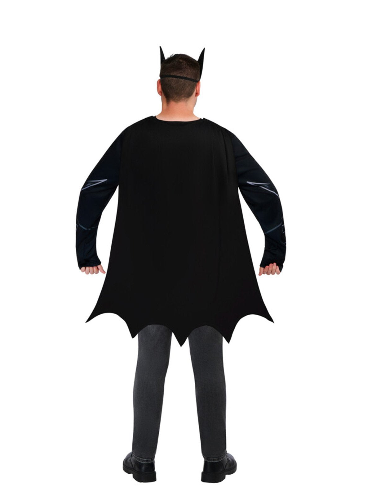 Costume Adult The Batman Top Cape & Mask Medium Large