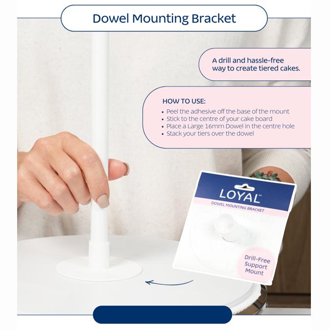 Cake Dowel 16mm Mounting Bracket Cake Decorating