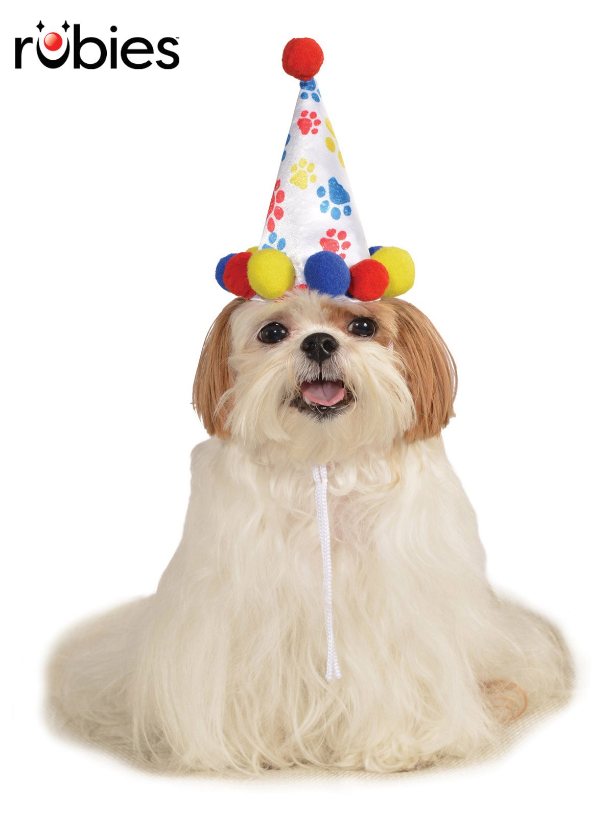 Costume Accessory Pet Dog/Cat Party Paw Print Blue Party Hat Small/Medium