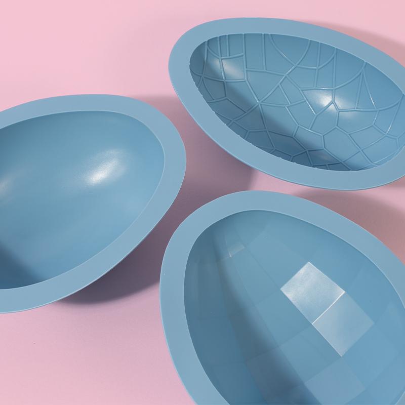 Silicone Mould Large Chocolate Easter Egg (Plain Design Outside)