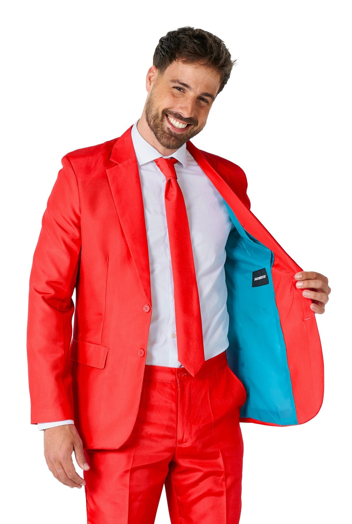 Costume Adult Suitmeister Solid Red