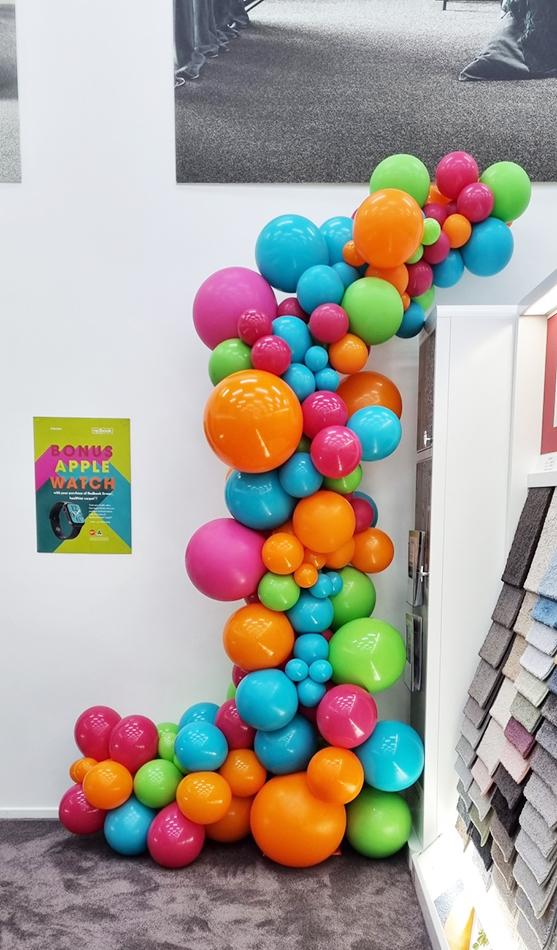 Organic Half Arch Latex Balloons 2.5m
