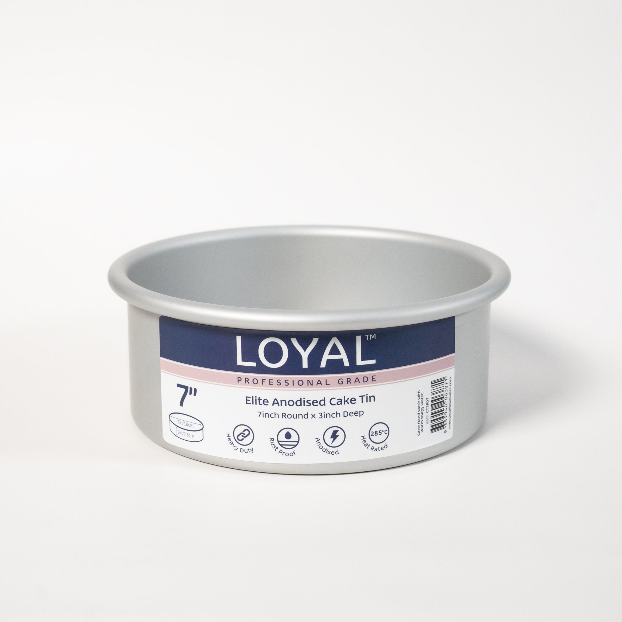 Tin LOYAL Elite 7 Inch Diameter X 3 Inch Deep