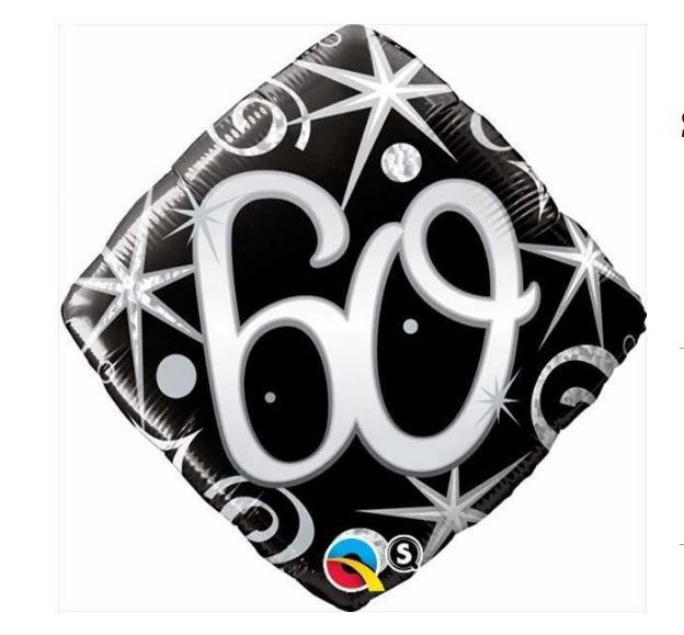 Balloon Foil 45cm 60 Elegant Sparkle Discontinued Line
