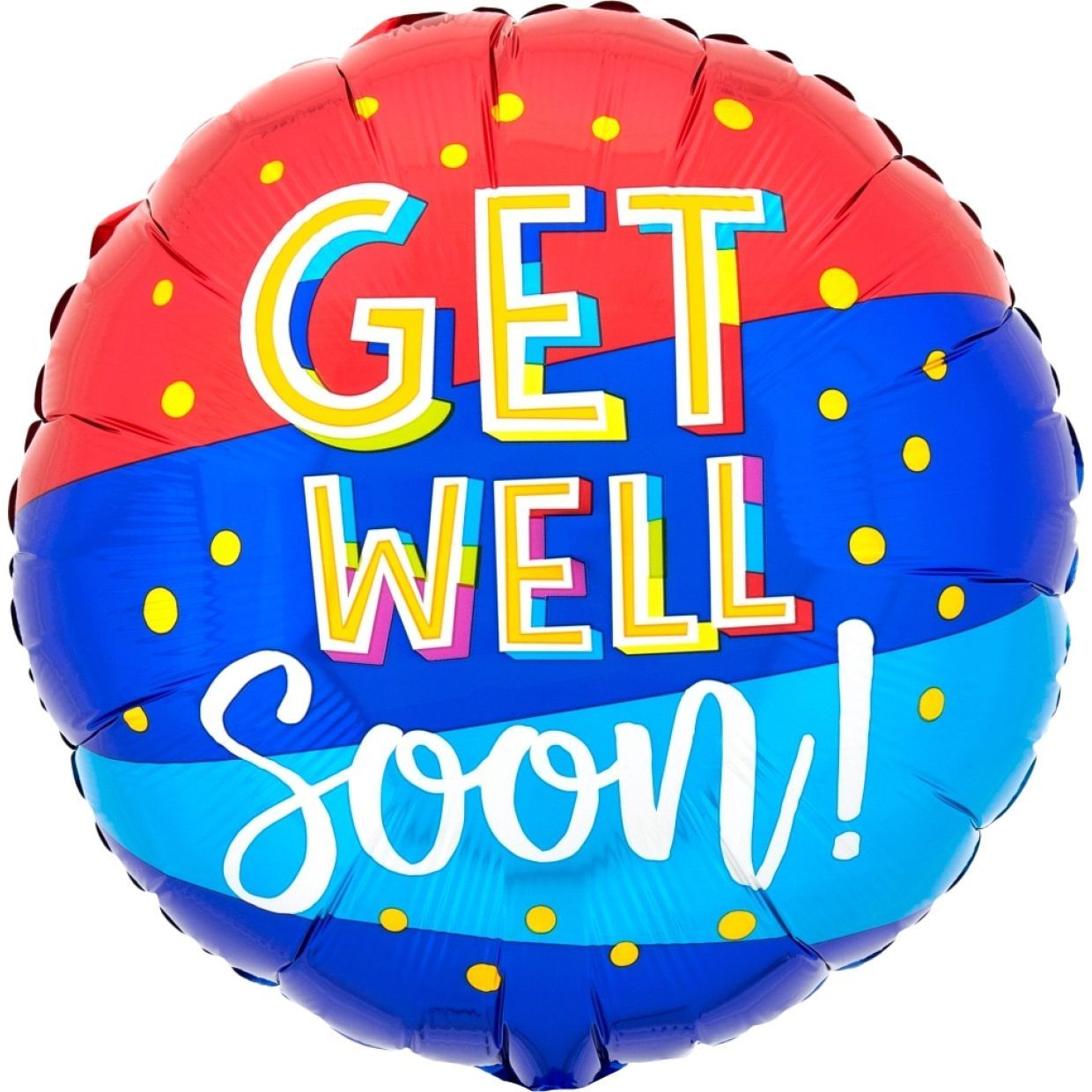 Balloon Foil 45cm Get Well Soon Bouncy