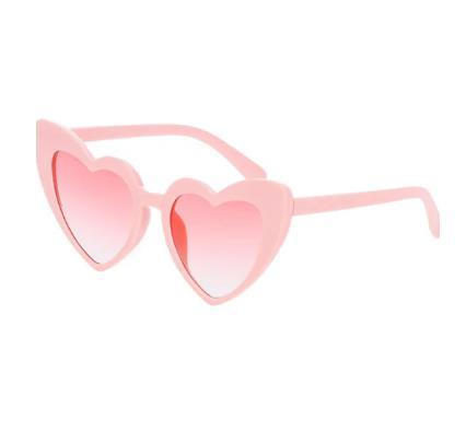 Glasses Pink Heart Shaped Plastic Hens Party