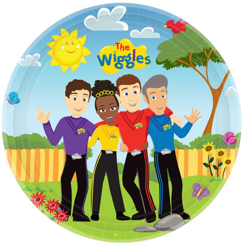 The Wiggles Party Paper Plates 23cm NPC Pk/8
