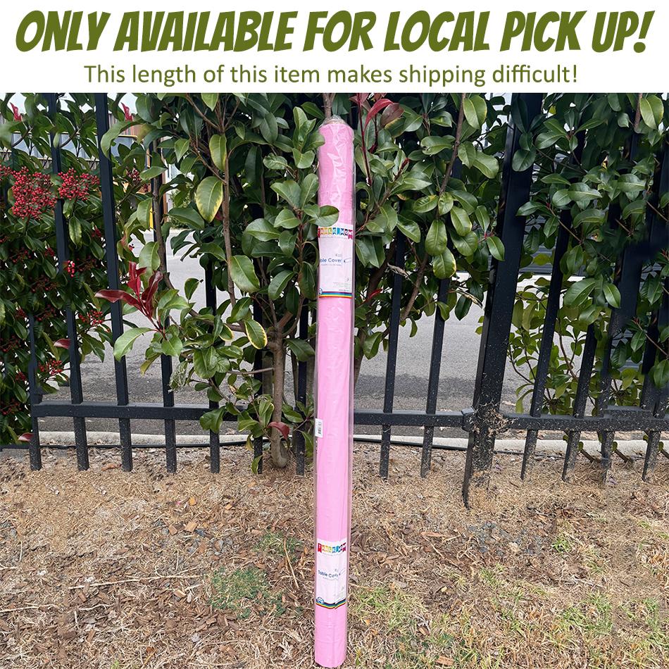 Tablecover/Cover Roll Pastel Pink 1.22m x 30m Plastic
