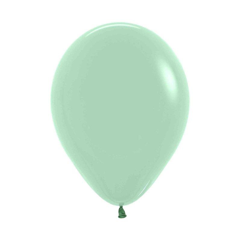 Latex Balloons 30cm Pastel Dusk Green Tea Pk 100