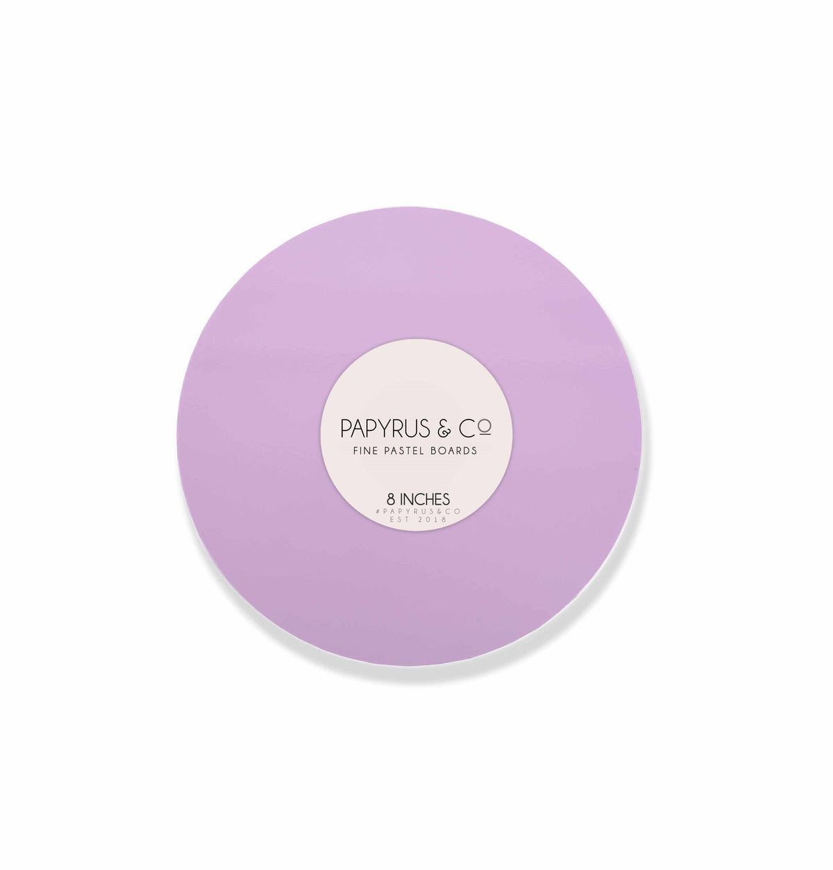 Cake Board MDF Round Pastel Lilac 8 Inch