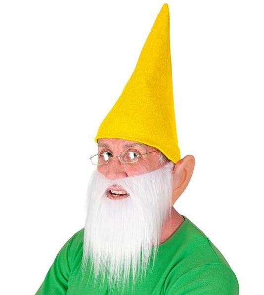 Gnome/Dwarf Costume Set Yellow (Hat Beard & Ears)