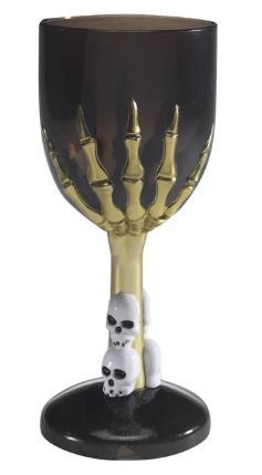 Gothic Goblet Skeleton Hand Wine Glass