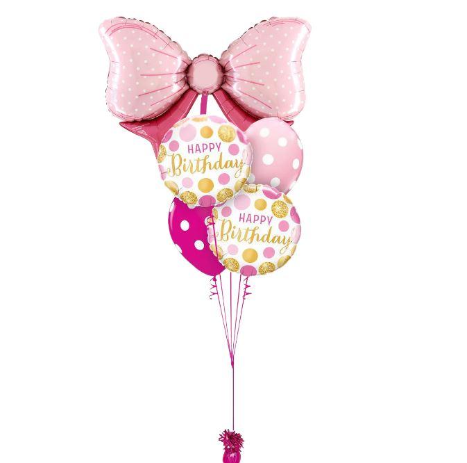 Balloon Bouquet Foil Bowtiful Birthday