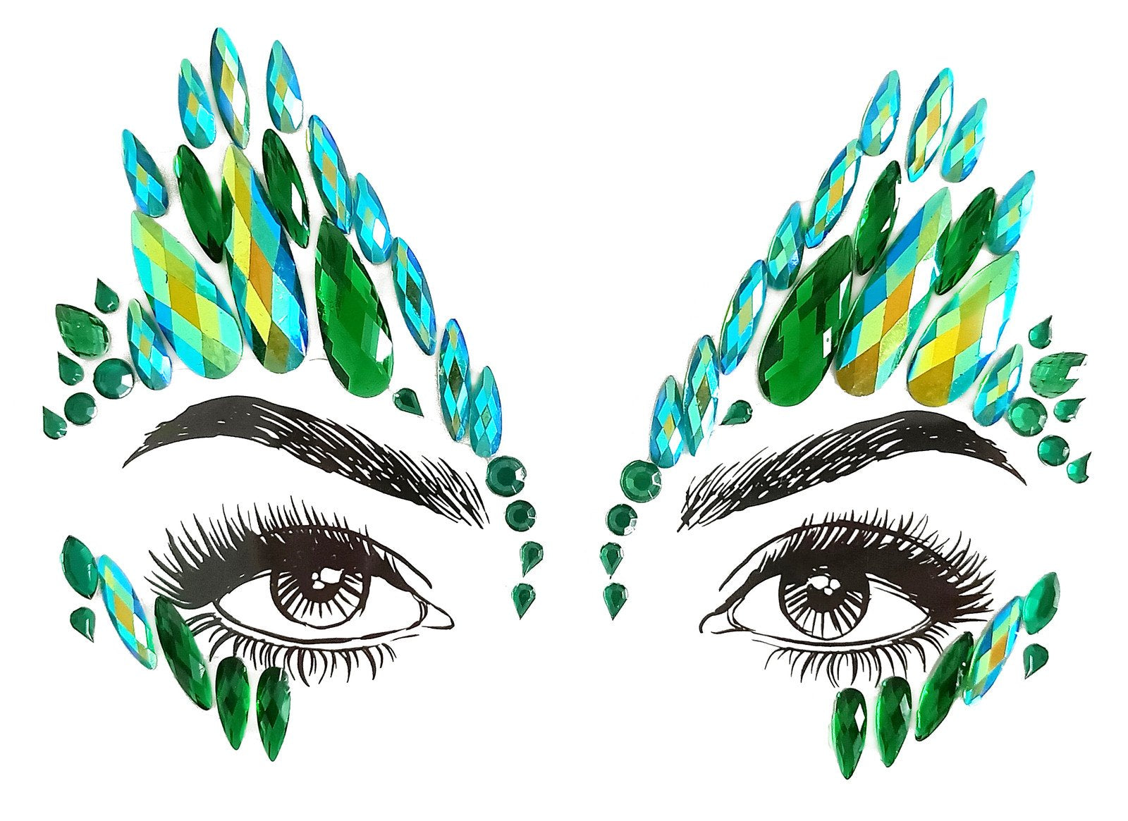 Face Jewels Poison Ivy Adhesive - Discontinued Line Last Chance