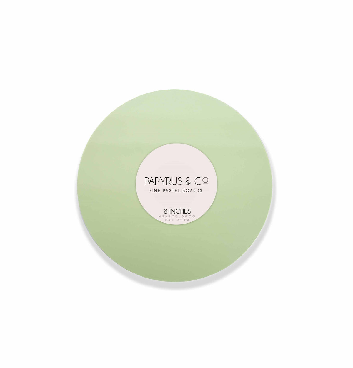Cake Board MDF Round Pastel Green 8 Inch