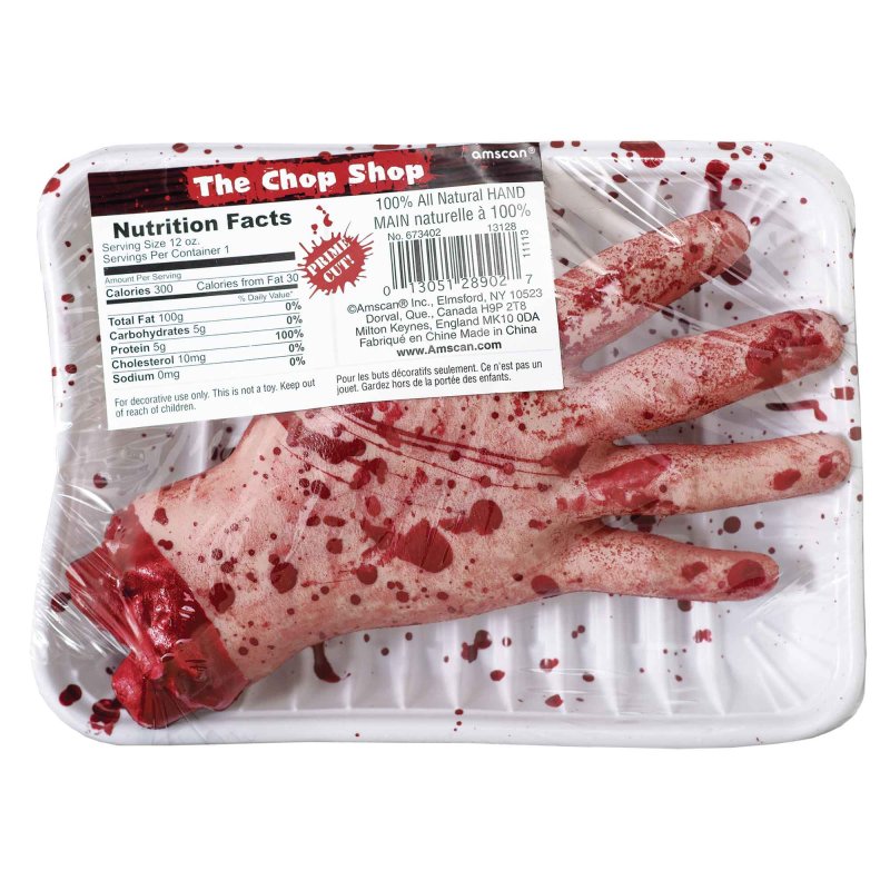 Prop Meat Market Body Parts Hand Decoration Plastic