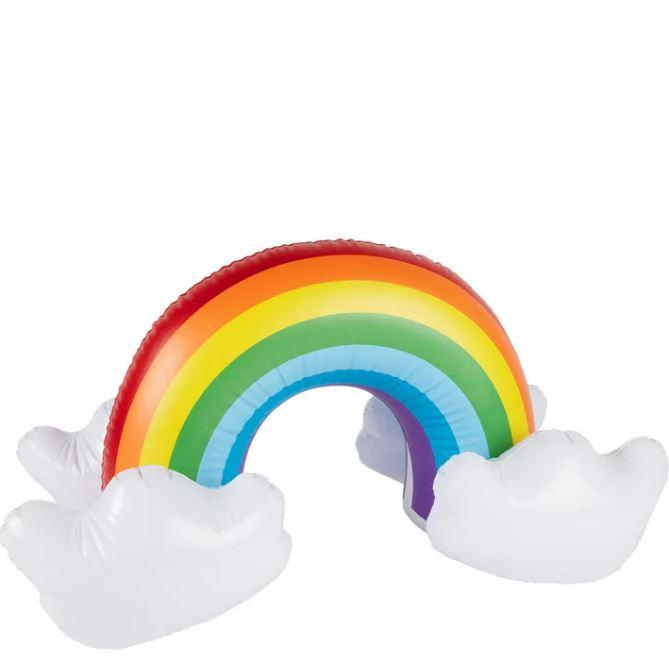 Costume Prop Inflatable Over The Rainbow With Clouds
