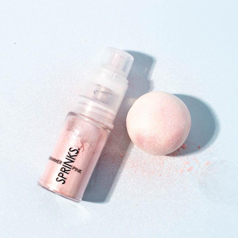 Cake Decorating Pump Shimmer Light Pink Micro Lustre Dust 4g