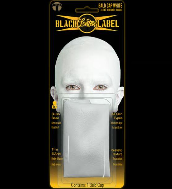 Latex Bald Cap White Deluxe Professional Quality Tinsley